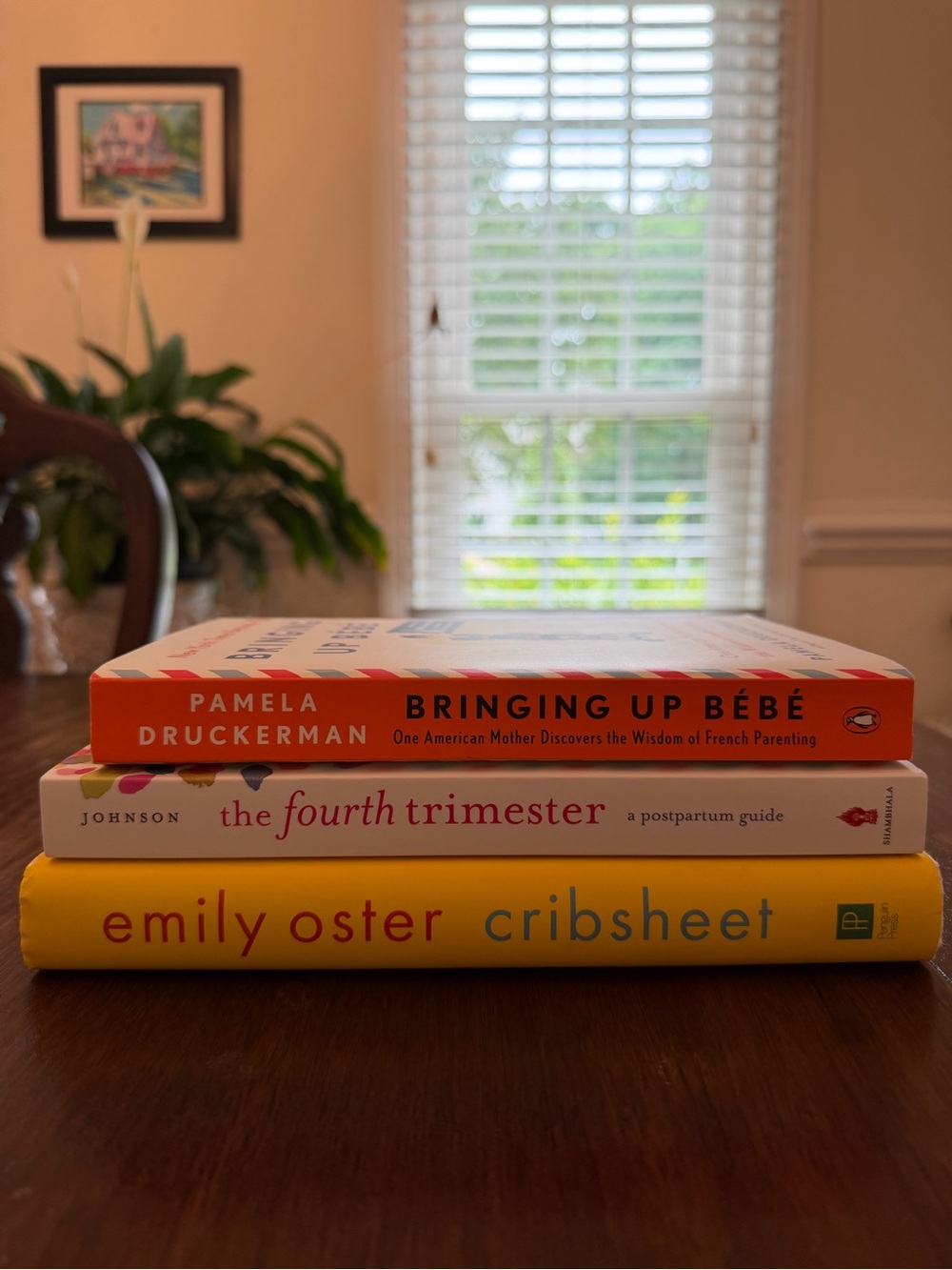 Set of 3 Parenting Books - Bringing Up Bébé / The Fourth Trimester / Cribsheet
